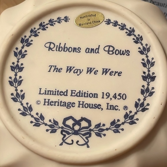 Heritage House Caroline Porcelain Bridal Doll Musical The Way We Were ad insert - Picture 9 of 17